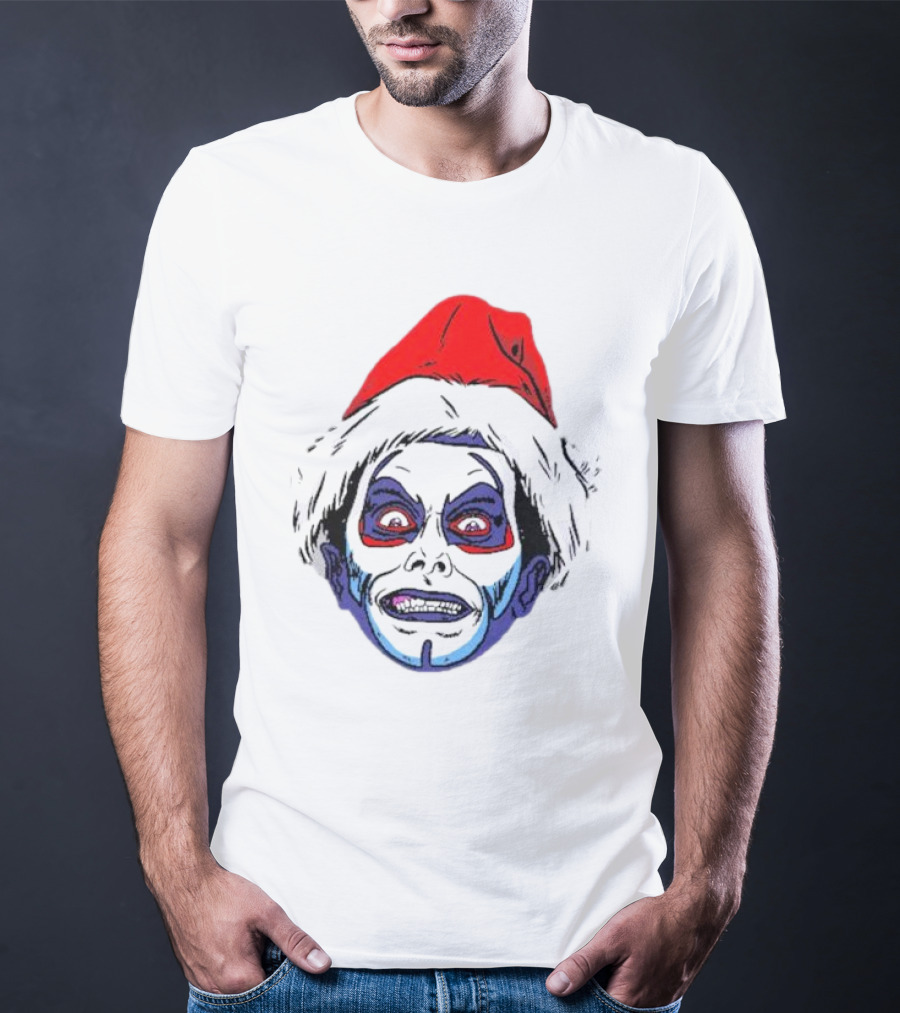 Danhausen Christmashausen Santa Face T-Shirt