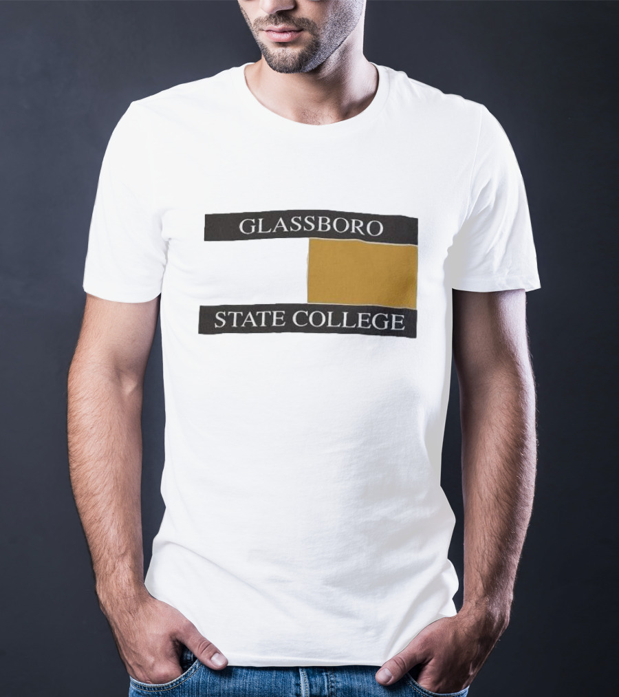 Glassboro State College Black And Gold Block T-Shirt