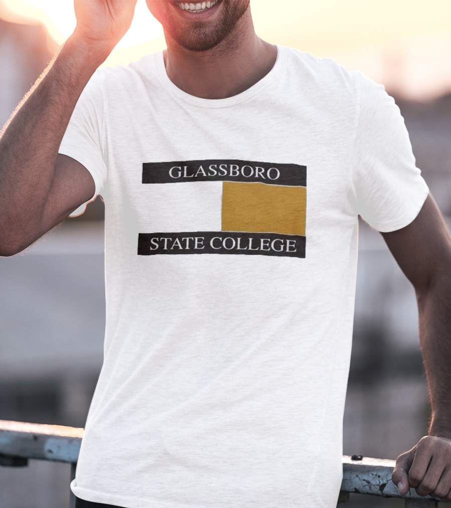 Glassboro State College Black And Gold Block T-Shirt