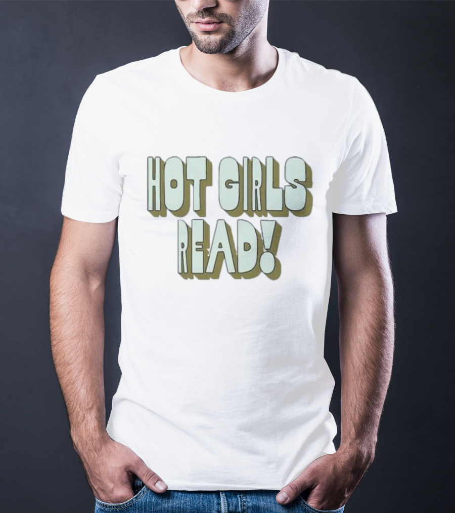 Hot Girls Read Ivory Allie Rose T-Shirt
