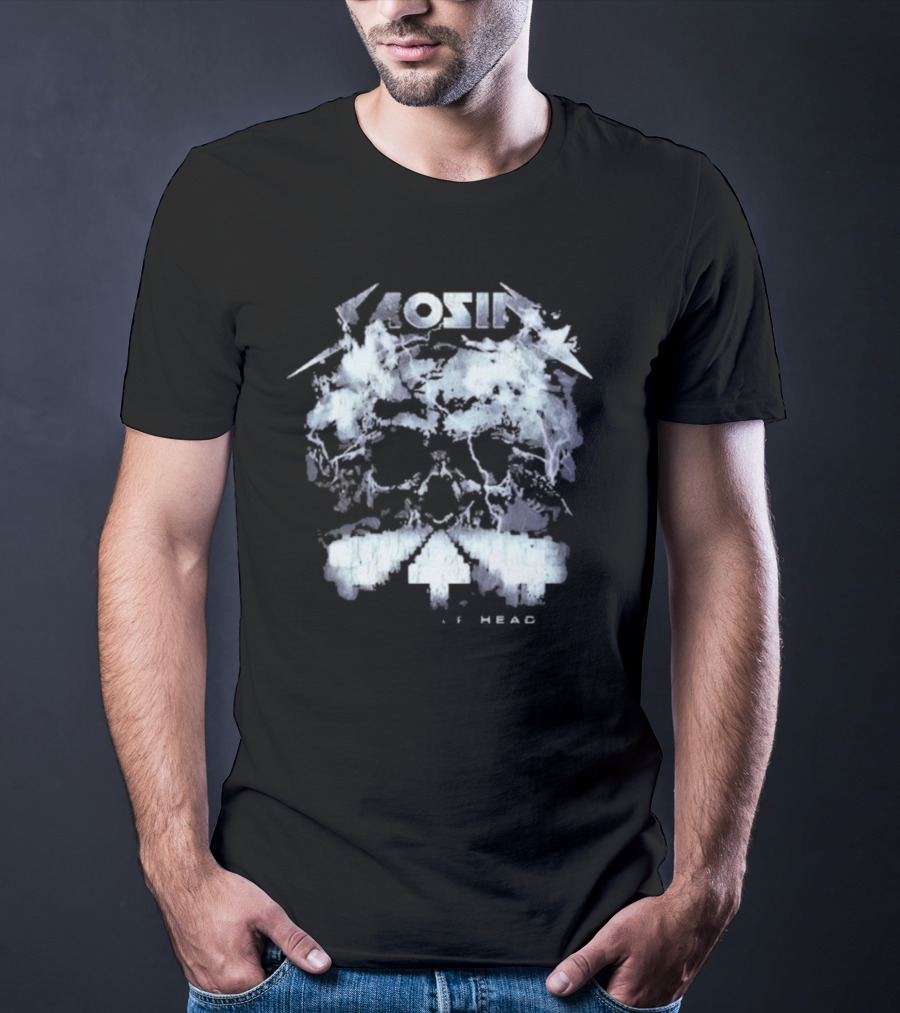 Saosin Bury Your Head Skull And Clouds T-Shirt