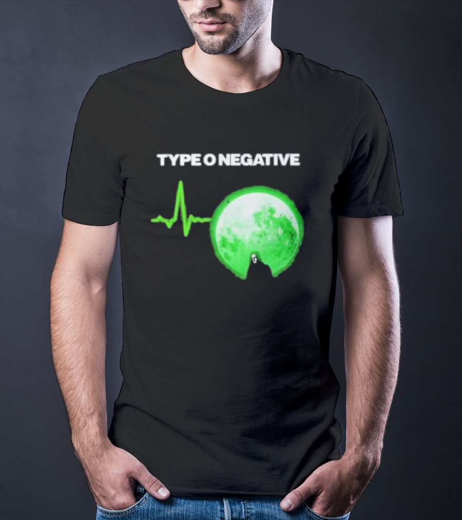 TYPE O NEGATIVE Green Moon Heartbeat T-Shirt