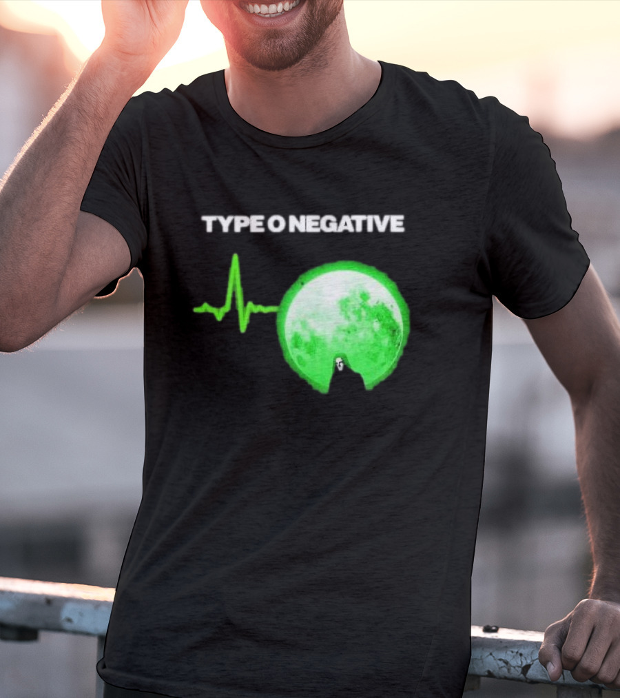 TYPE O NEGATIVE Green Moon Heartbeat T-Shirt