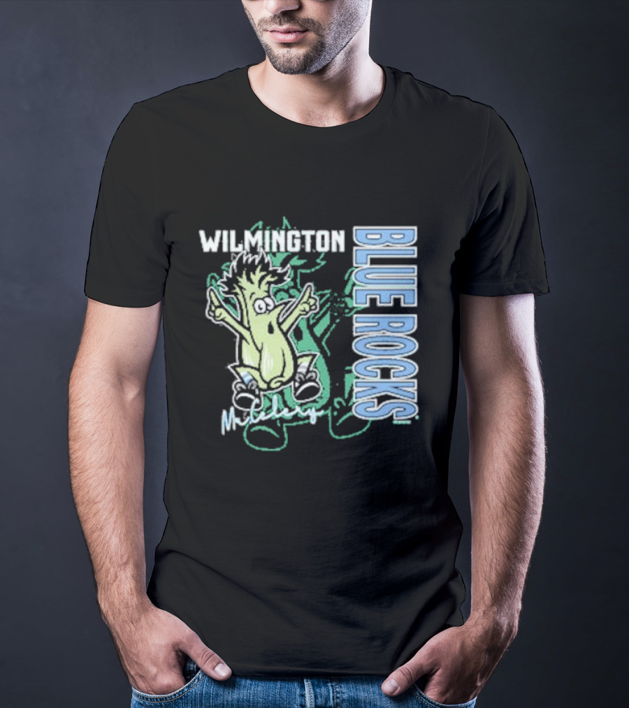 Wilmington Blue Rocks Mr. Celery Character T-Shirt