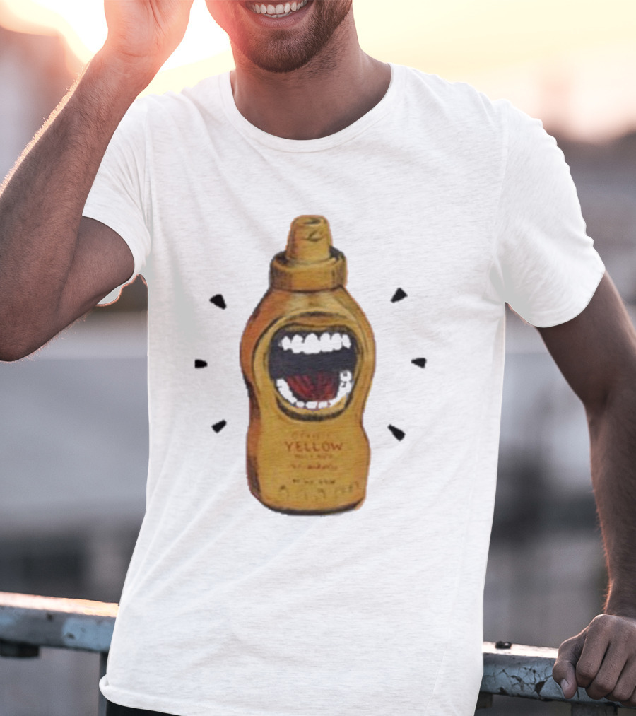 Mcfreakery Classic Yellow Mustard Bottle With Mouth T-Shirt