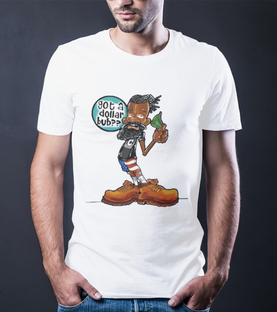 Got A Dollar Bub American Flag Pants Big Shoes T-Shirt