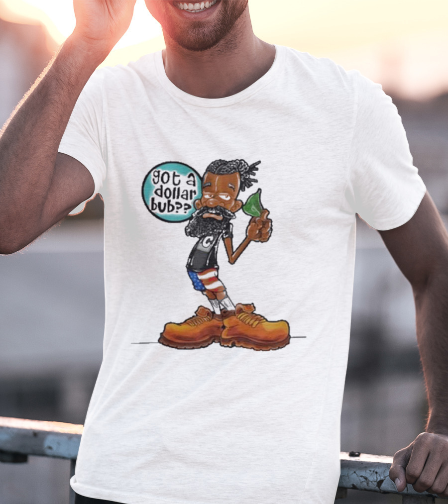 Got A Dollar Bub American Flag Pants Big Shoes T-Shirt