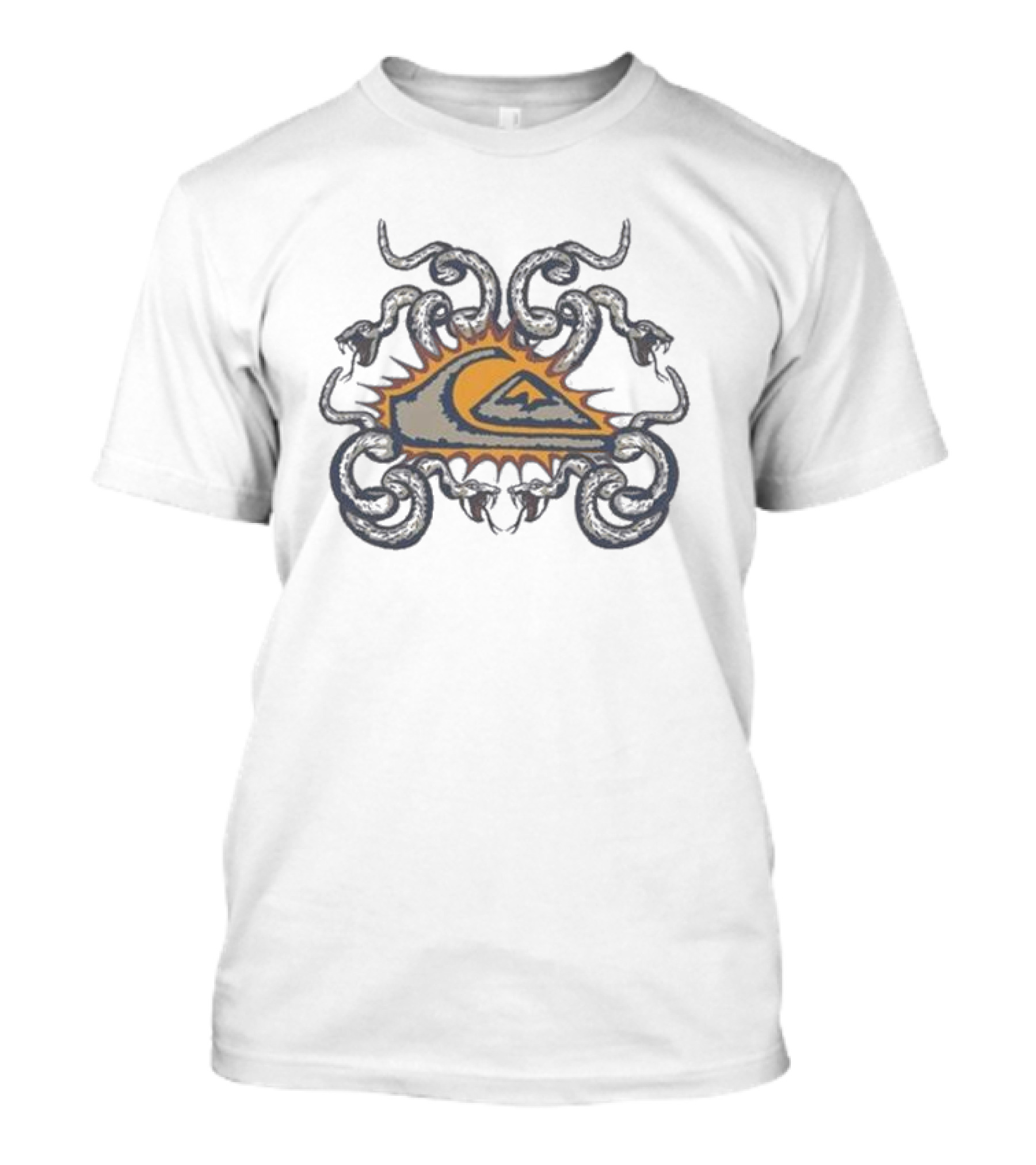 Quiksilver Snake Crest Mor Sun Wave T-Shirt