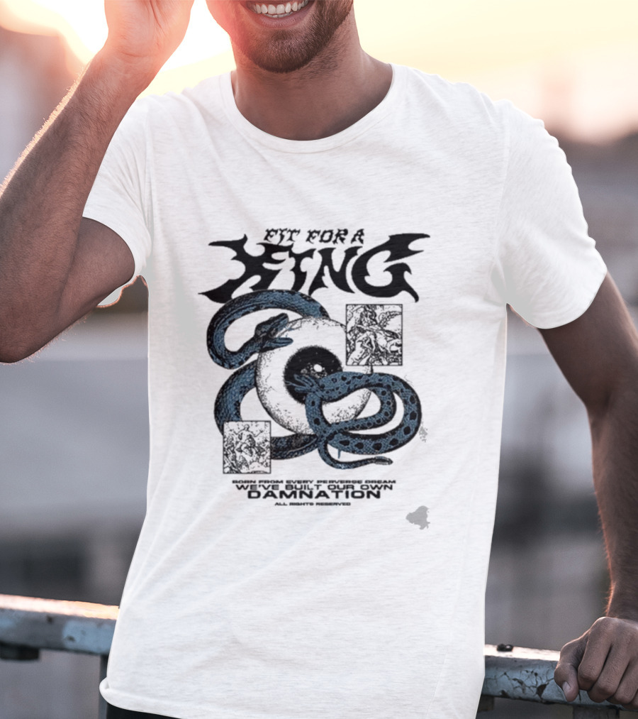 Fit For A King Snake Eyeball Born From Every Precious Dream Damnation T-Shirt