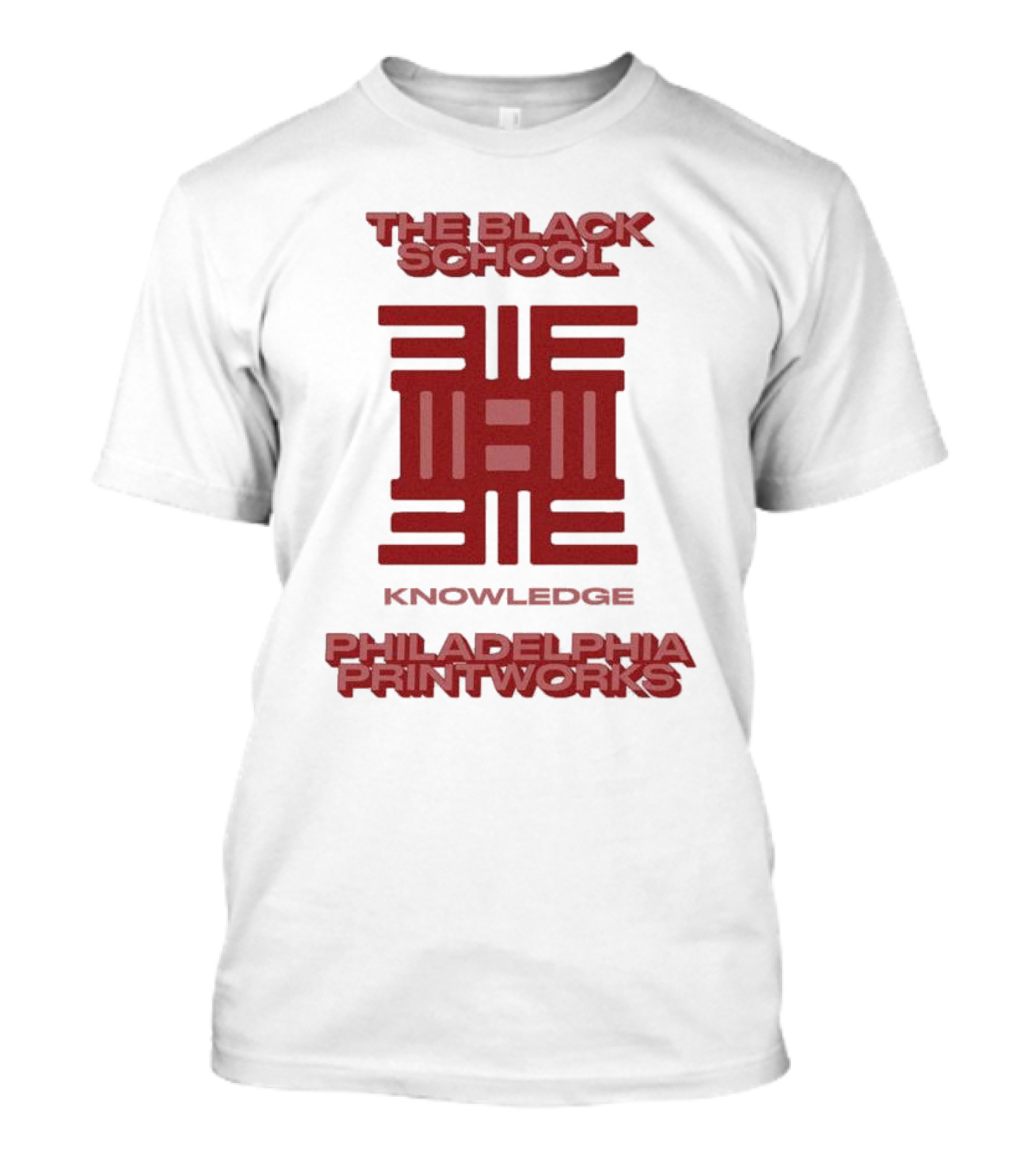 The Black School Knowledge Emblem Philadelphia Printworks T-Shirt