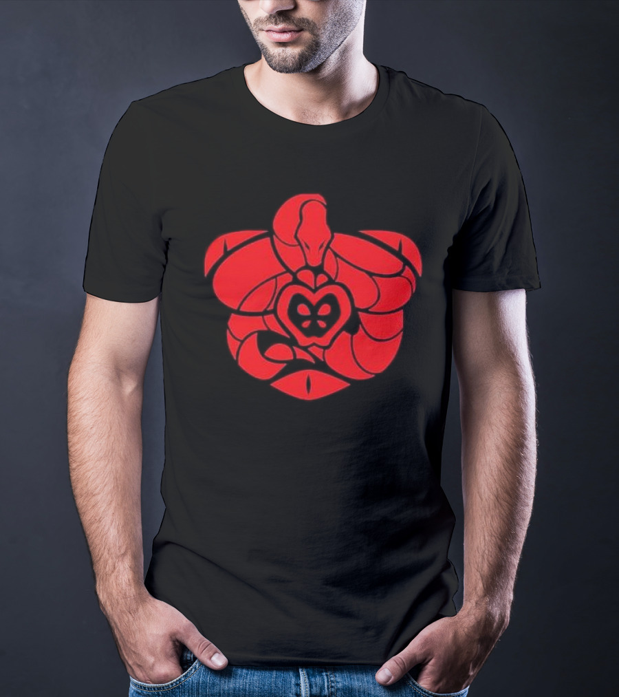Pride Sigil Snake With Heart And Butterfly Emblem T-Shirt