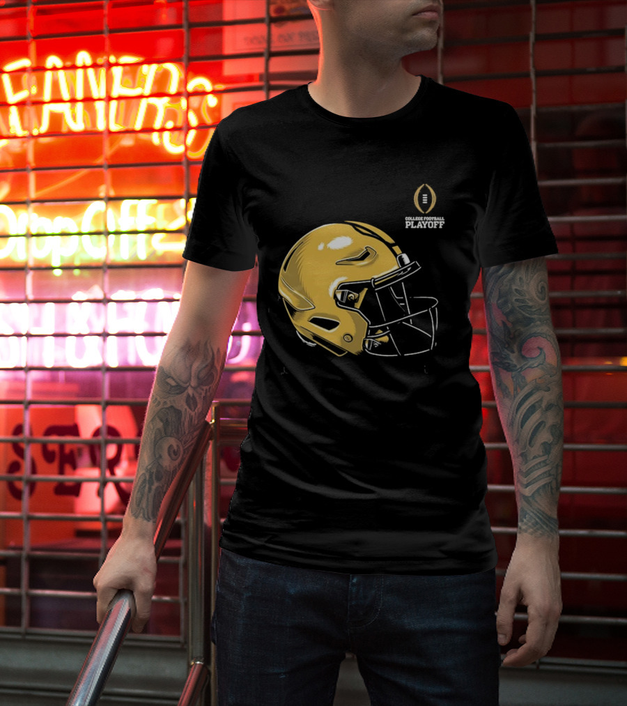 Notre Dame Fighting Irish College Football Playoff 2025 Helmet Iconic T-Shirt