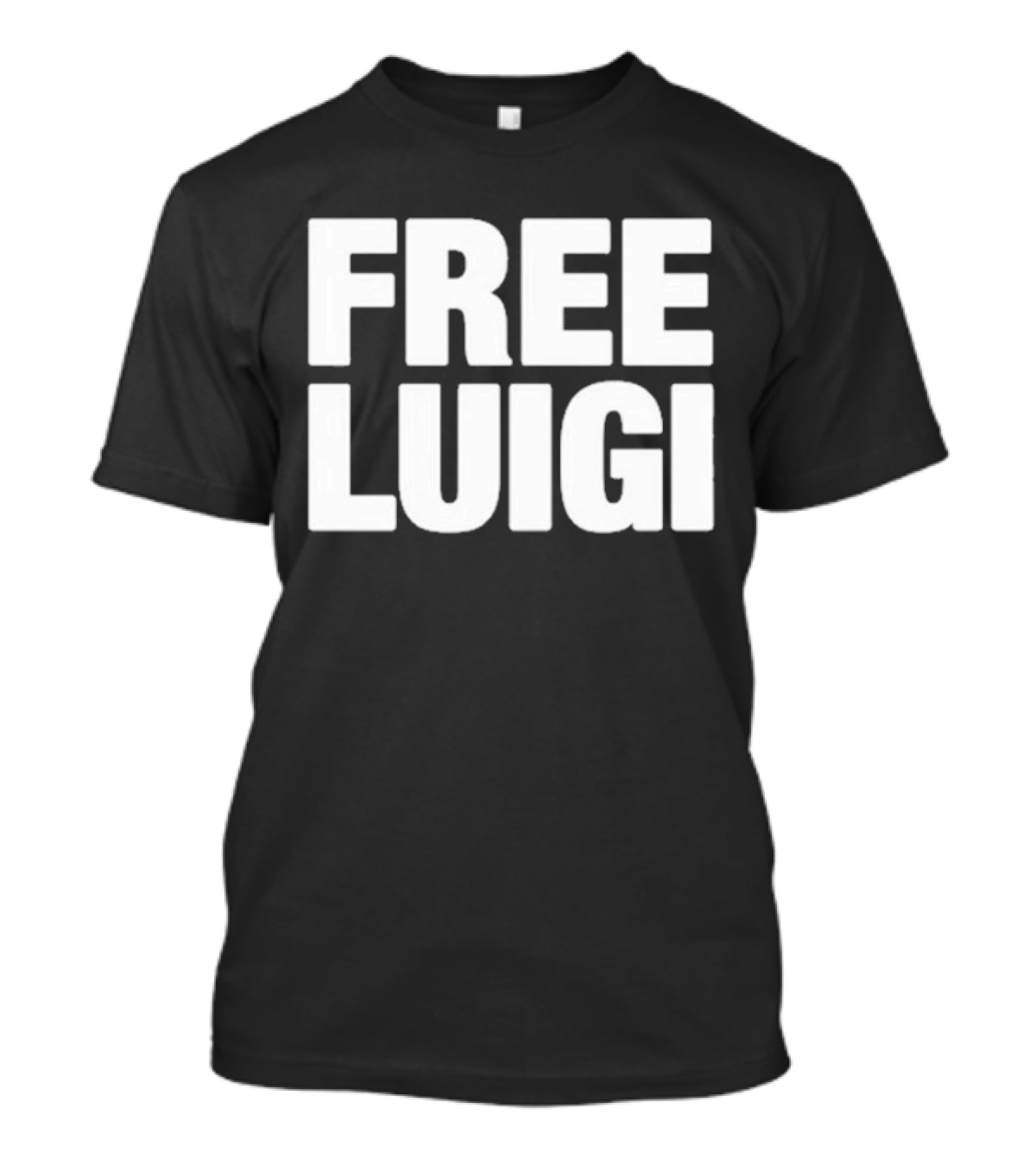 FREE LUIGI Nintendo Meme Fan Tee Mario Brothers T-Shirt