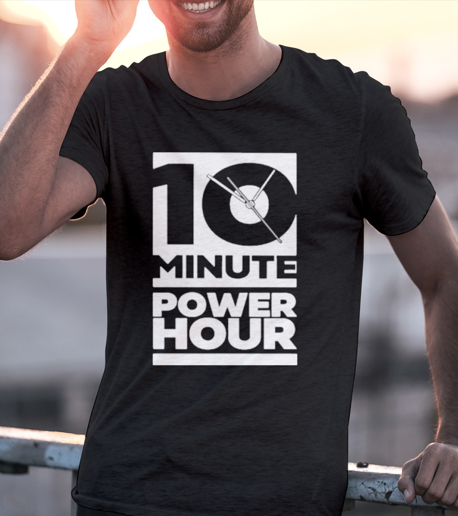 10 Minute Power Hour Clock Design Game Grumps T-Shirt