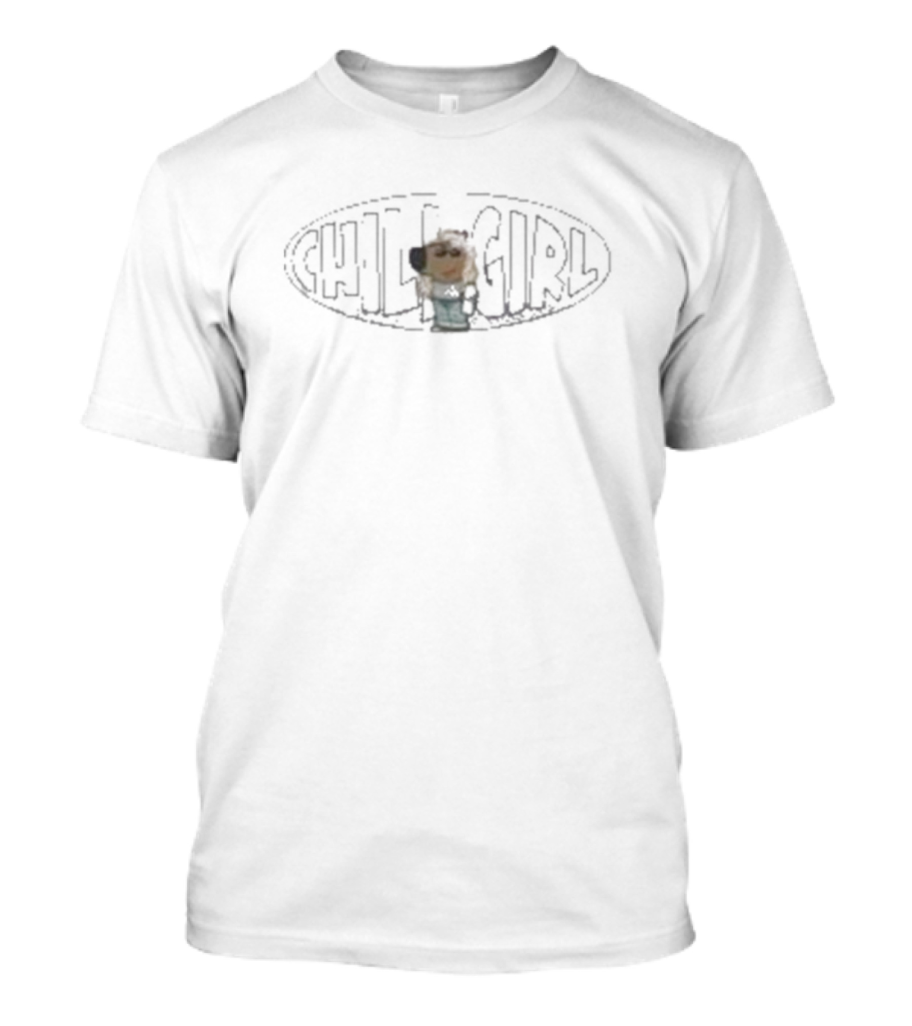 Chill Girl Chill Guy Dog T-Shirt