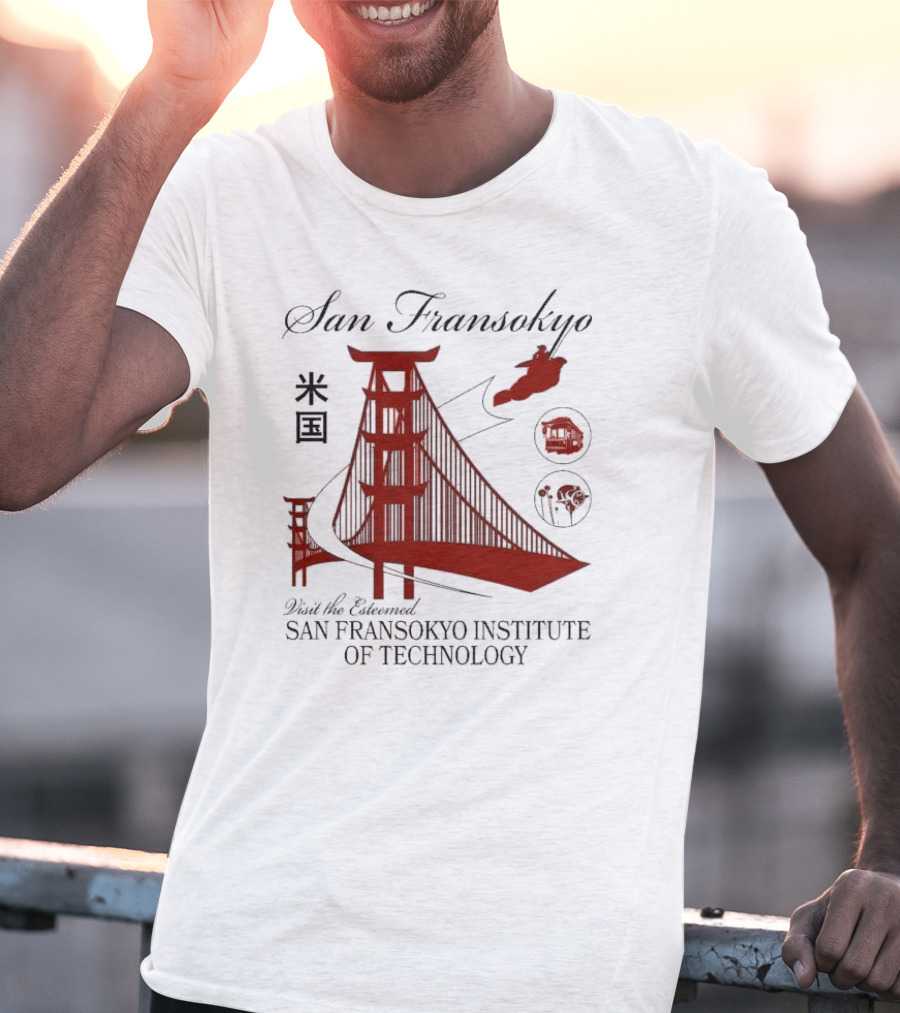 San Fransokyo Institute Of Technology Bridge Big Hero 6 Disney T-Shirt