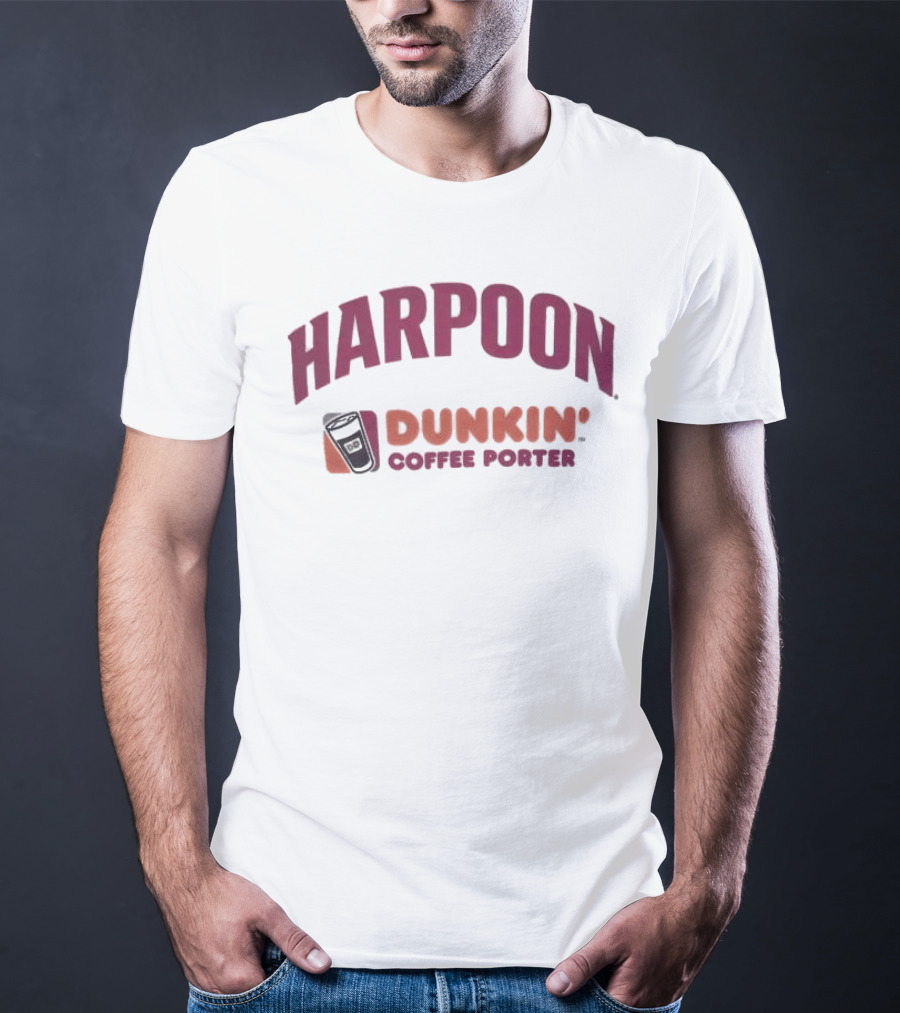 HARPOON Dunkin' Coffee Porter Collaboration T-Shirt