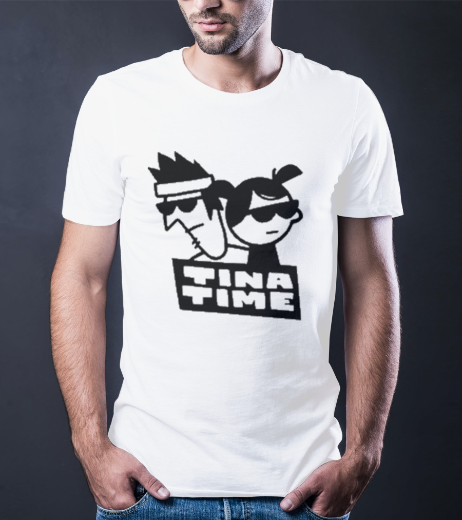 Tina Time Cool Cartoon Duo With Sunglasses T-Shirt
