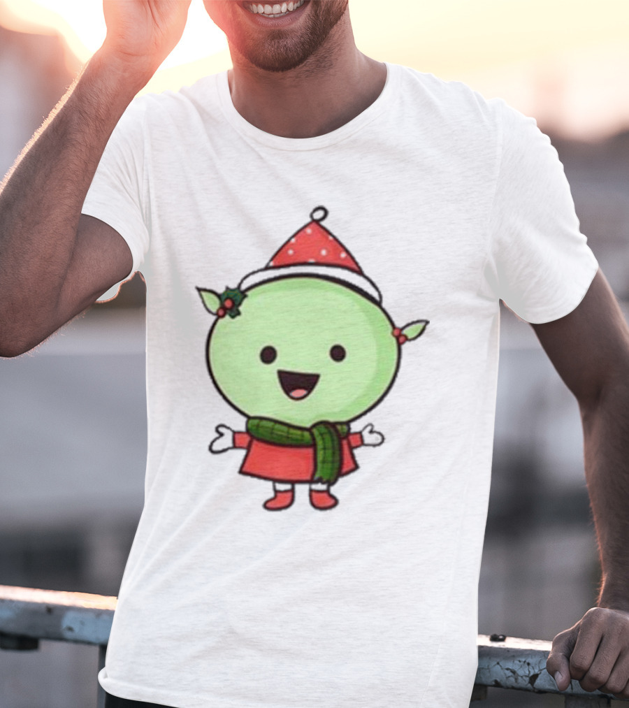 Nanalan Christmas Mona Festive Holiday Character T-Shirt