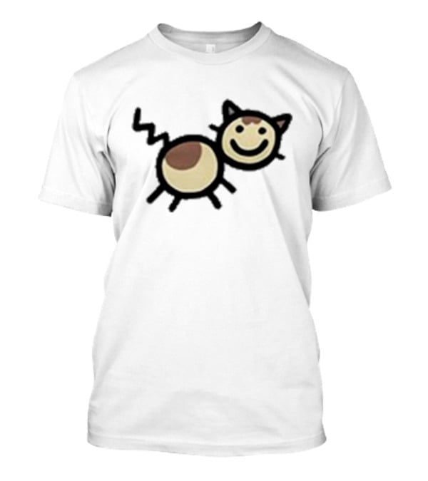 Mummy Joe Cheese Puff Cat Drawing T-Shirt