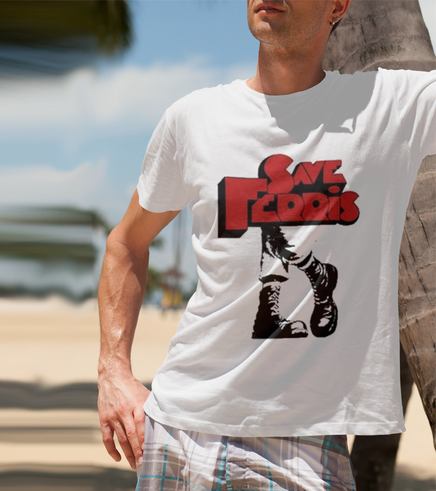 Save Ferris Punk Boots Iconic Style Ferris Bueller's Day Off T-Shirt