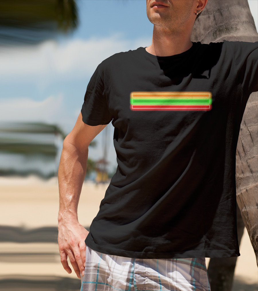 Ja’Marr Chase 7 11 Neon Style Strip T-Shirt