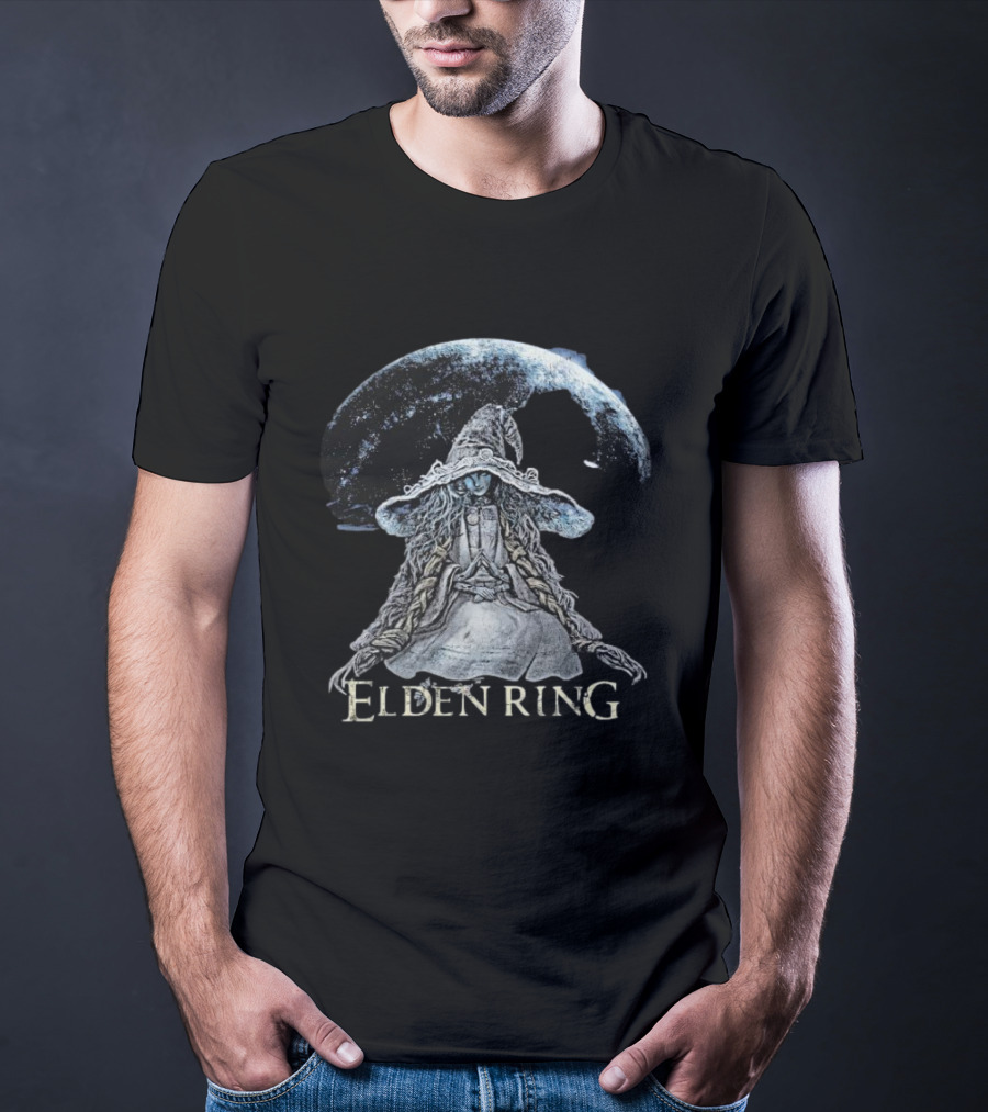 Ranni The Witch Elden Ring Fantasy Art Game Character Moon Magic T-Shirt