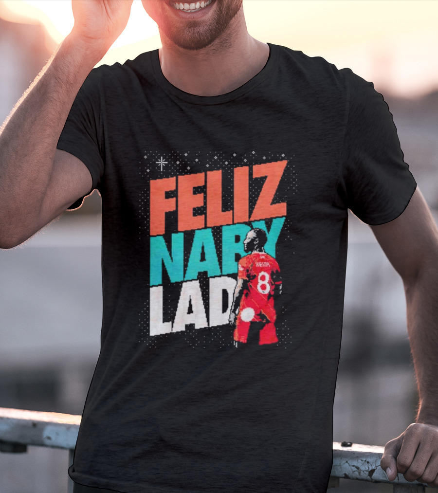 Feliz Naby Lad Liverpool FC Naby Keita Christmas Soccer T-Shirt