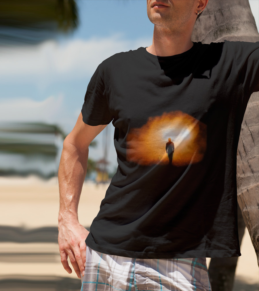 Nico Santos Would I Lie To You Silhouette In Fiery Sunset Glow T-Shirt
