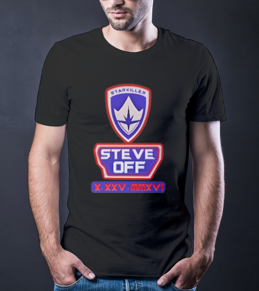Starkiller Steve Off Shield X.XXV.MMXVI T-Shirt
