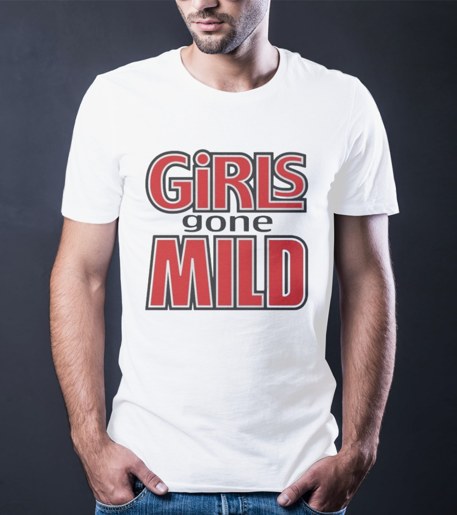 Girls Gone Mild Retro Typography T-Shirt