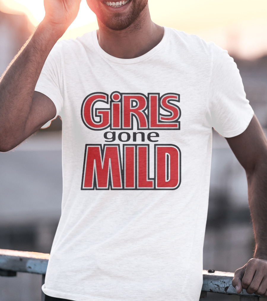 Girls Gone Mild Retro Typography T-Shirt