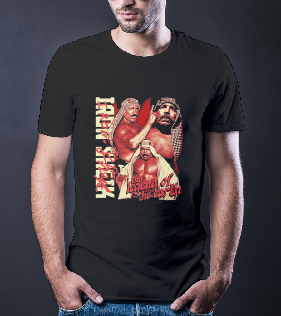 Iron Sheik The Legend Of The Earth Wrestling T-Shirt