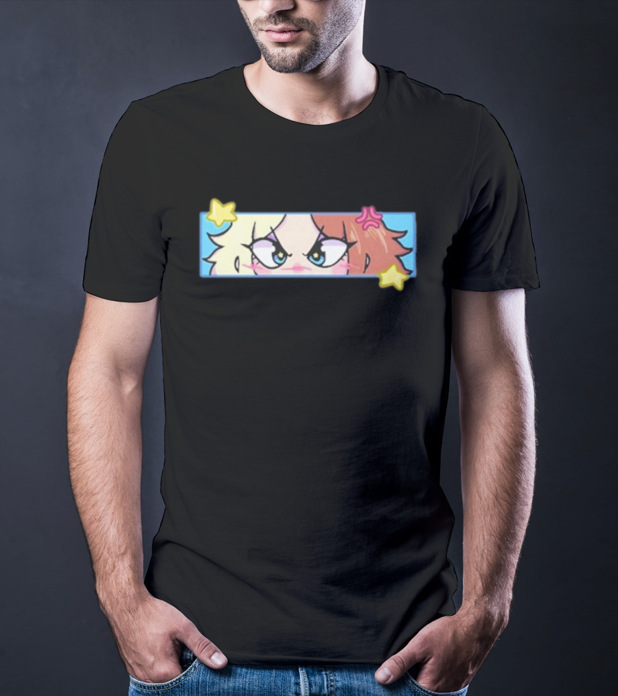 Issbrokie Mean Gin Anime Face Expression T-Shirt