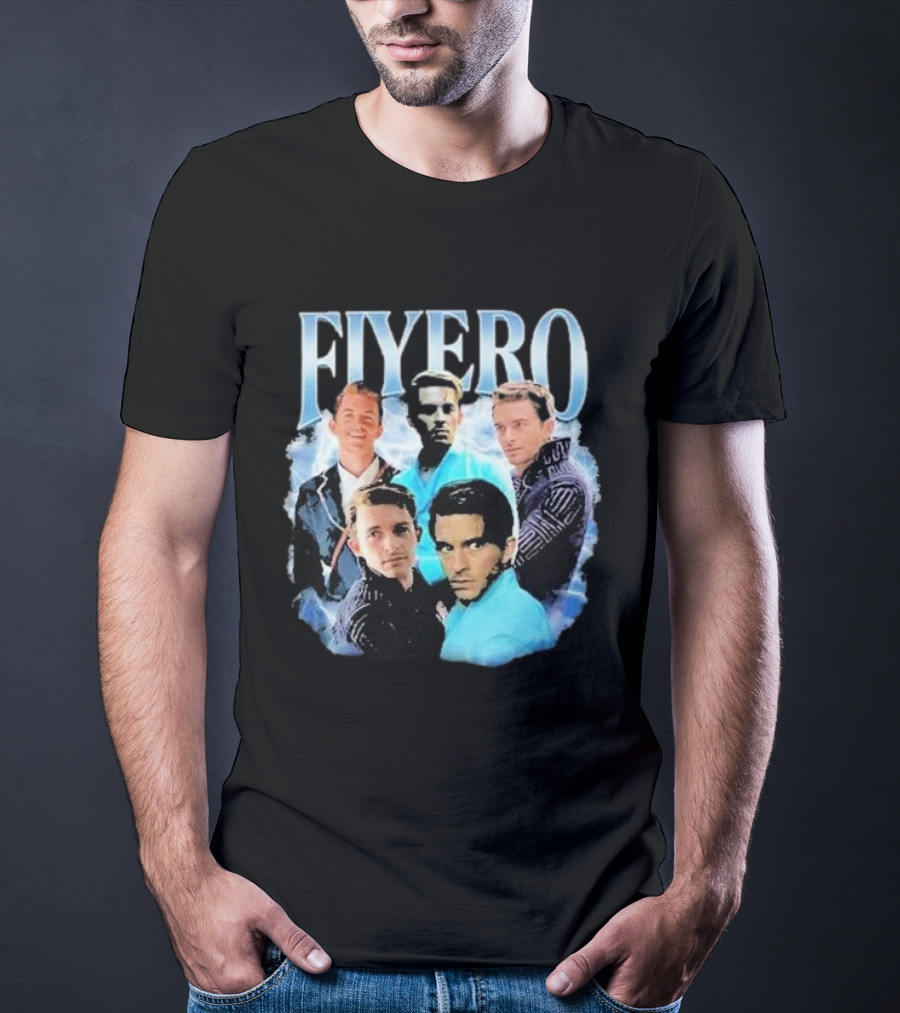 Jonathan Bailey Fiyero Wicked Fans Collage T-Shirt