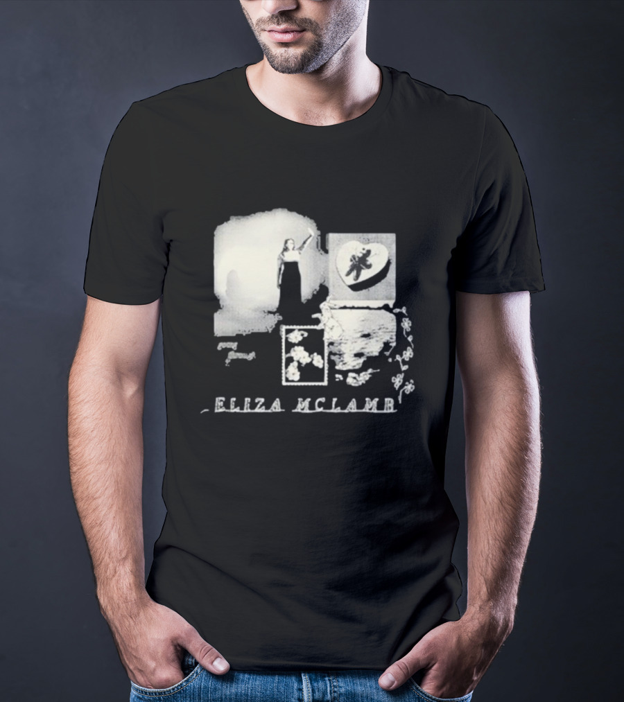 Eliza Mclamb Going Through It Vintage Heart And Floral Aesthetic T-Shirt