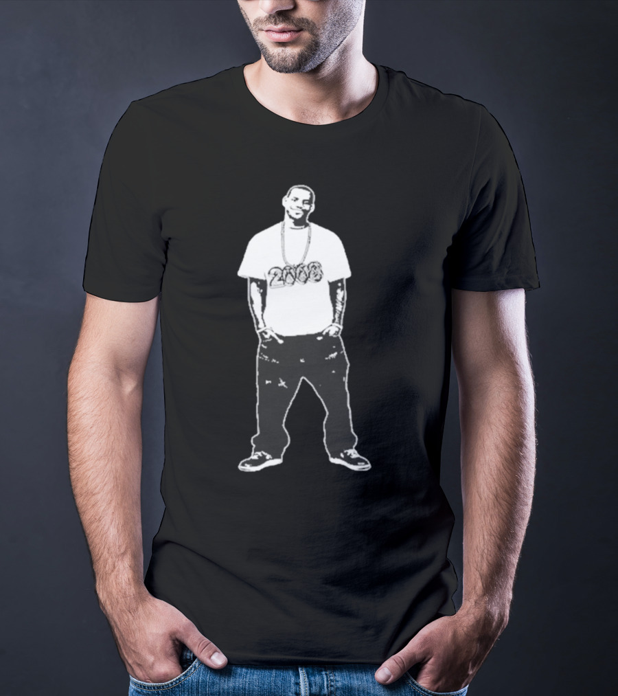 Le8ron 2008 Basketball Icon With 2008 Chain T-Shirt