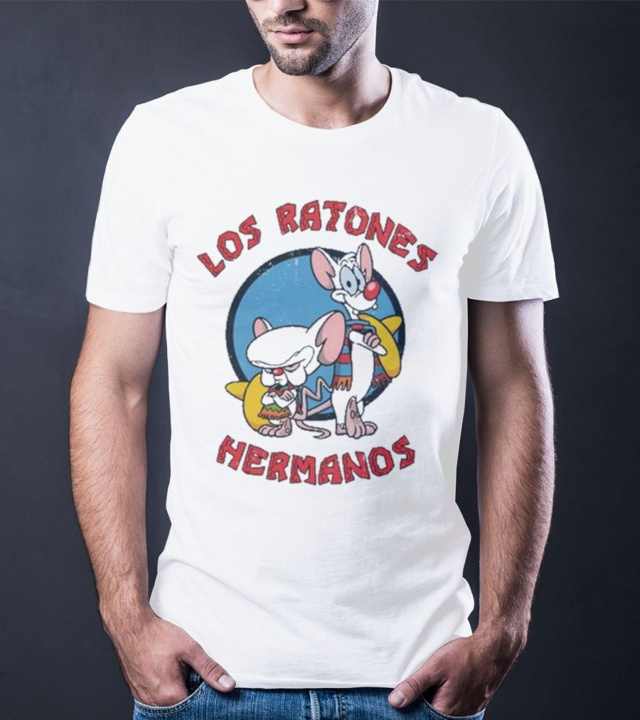 Los Ratones Hermanos Pinky And The Brain Crossover T-Shirt