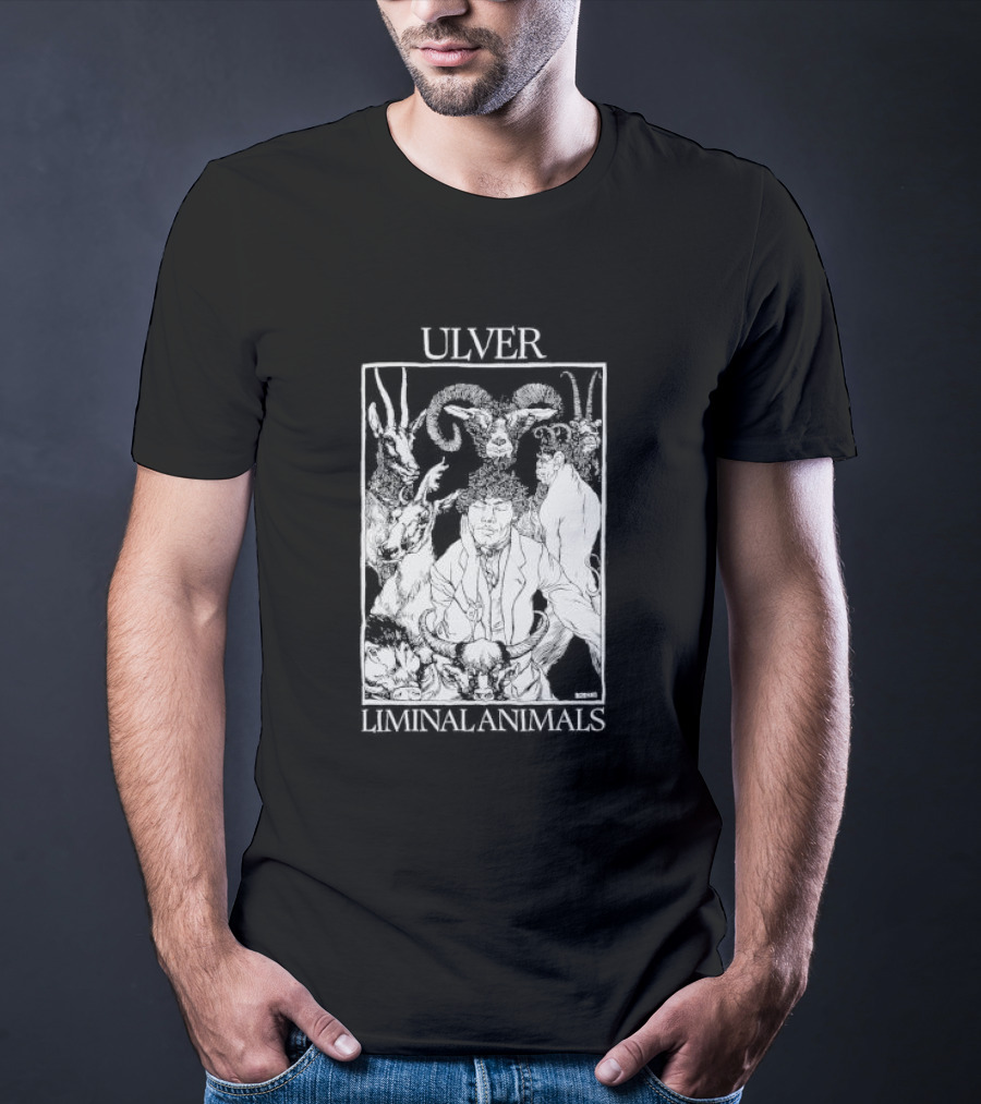 Ulver Liminal Animals Intricate Illustration Mystical Creatures T-Shirt