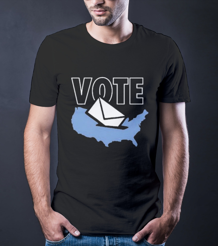Vote Envelope Map T-Shirt