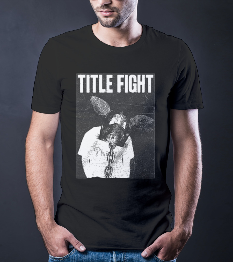 Title Fight Chained Pig Mask T-Shirt
