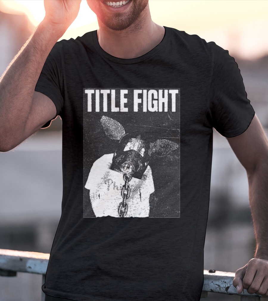 Title Fight Chained Pig Mask T-Shirt