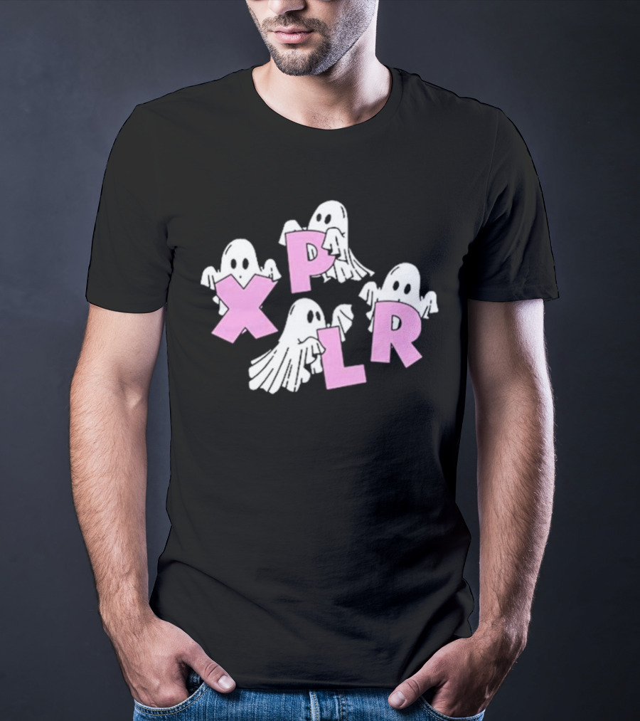 Xplr Ghosts With Pink Letters T-Shirt