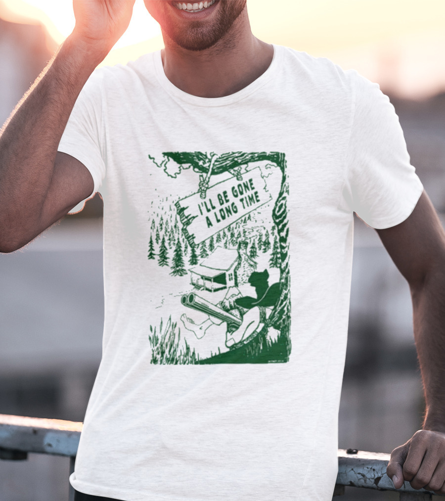 Billy Strings I'll Be Gone A Long Time Cabin Forest Scene T-Shirt