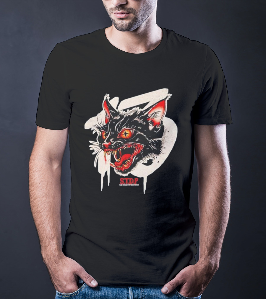 STDP Bad Magic Friday 13 Black Cat T-Shirt