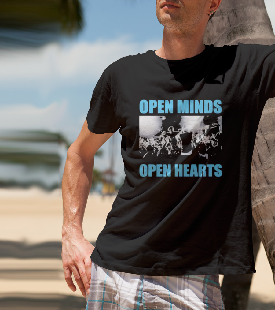 Open Minds Open Hearts Concert Crowd Bane T-Shirt