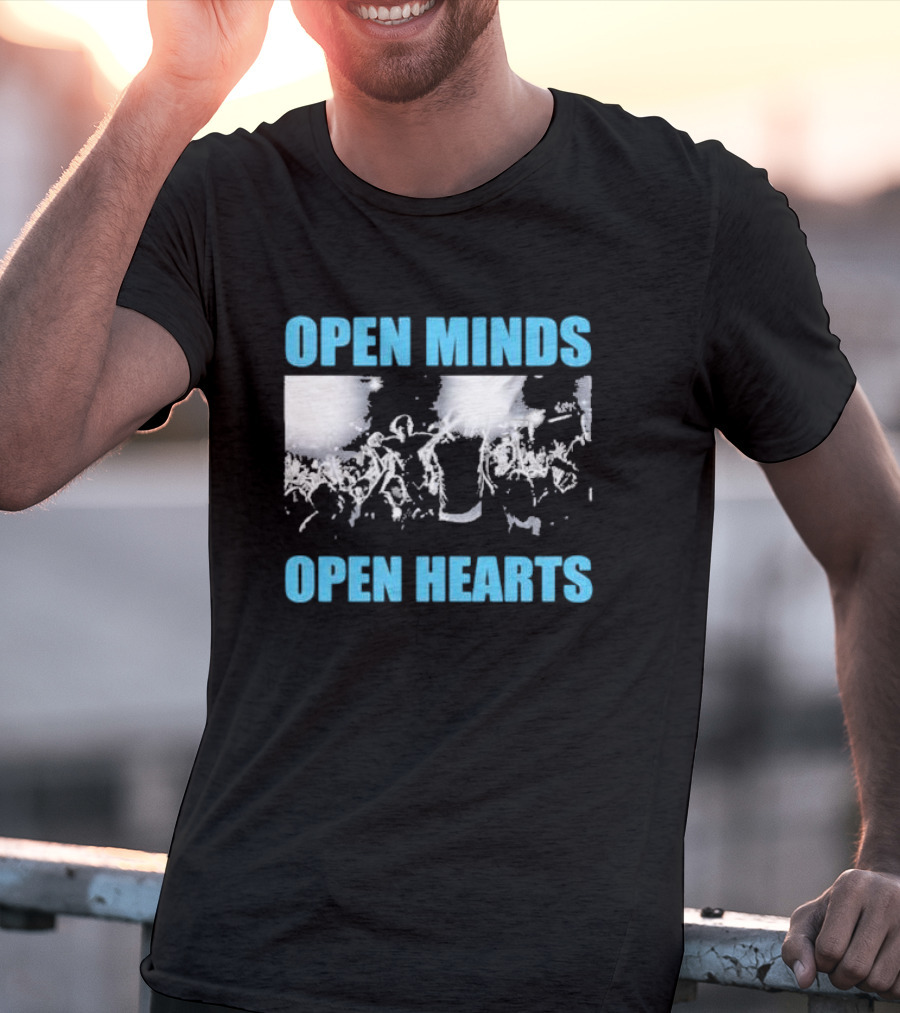 Open Minds Open Hearts Concert Crowd Bane T-Shirt