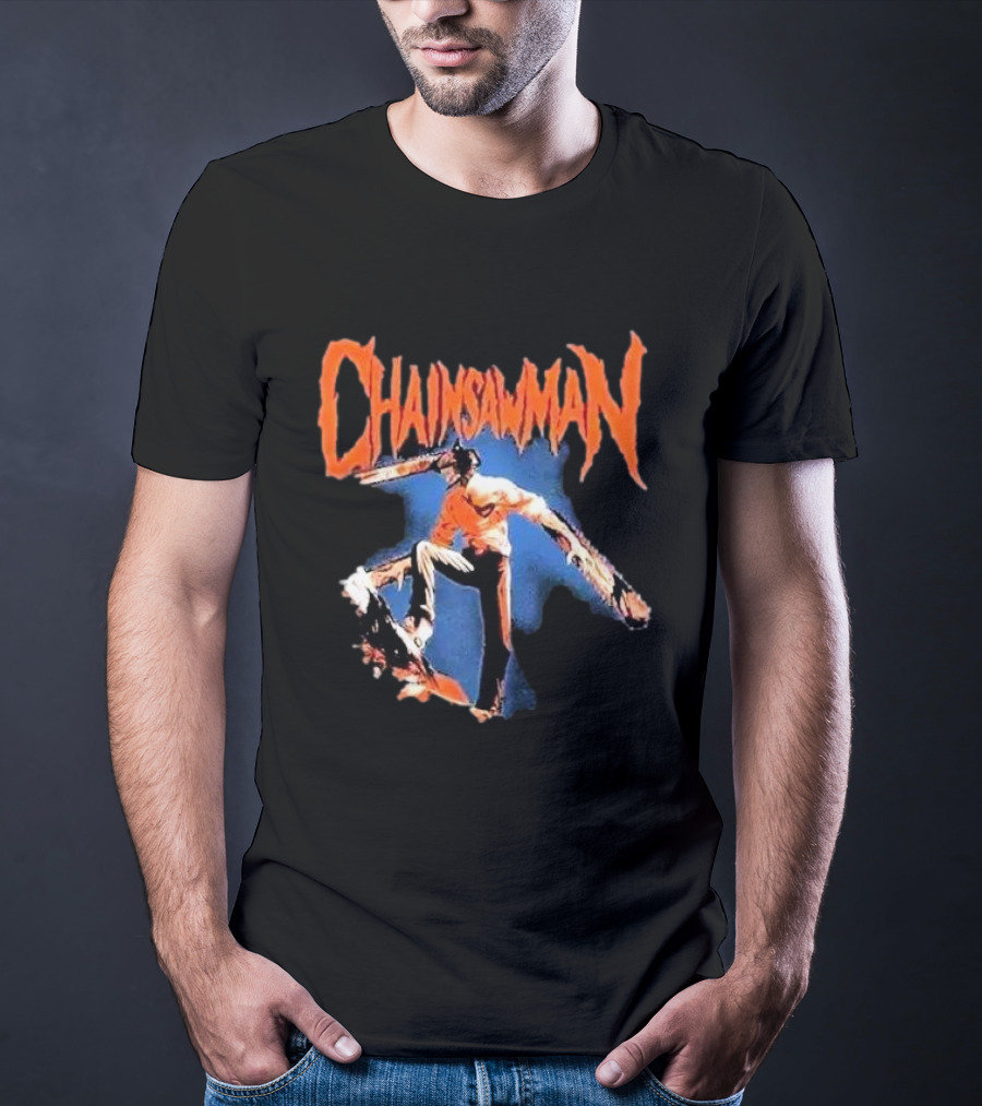 Chainsaw Man Denji Chains Metal T-Shirt