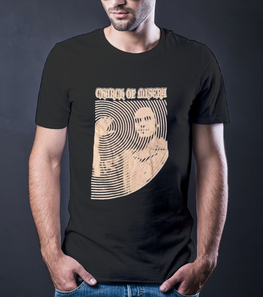 Church Of Misery Ted Bundy Optical Illusion T-Shirt