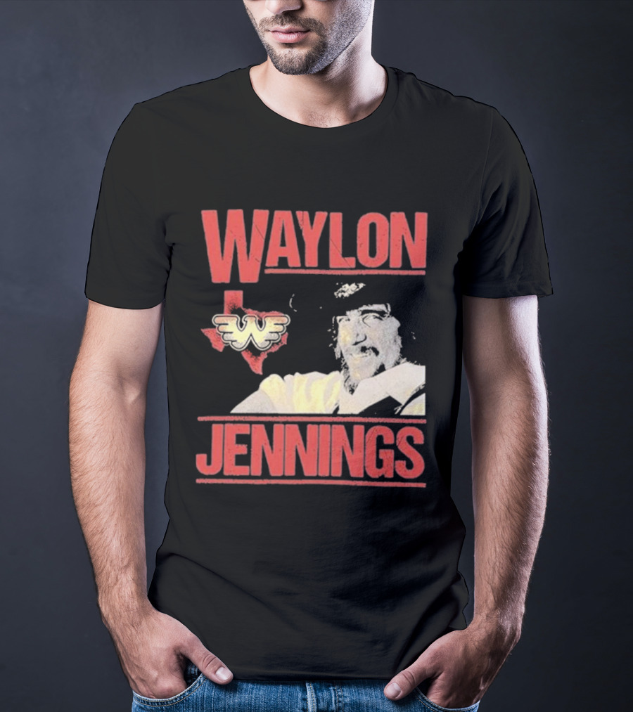Waylon Jennings Flying W Texas T-Shirt
